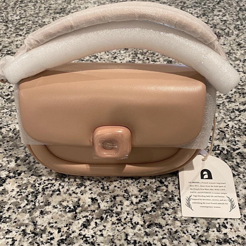 Nude Crossbody Bag